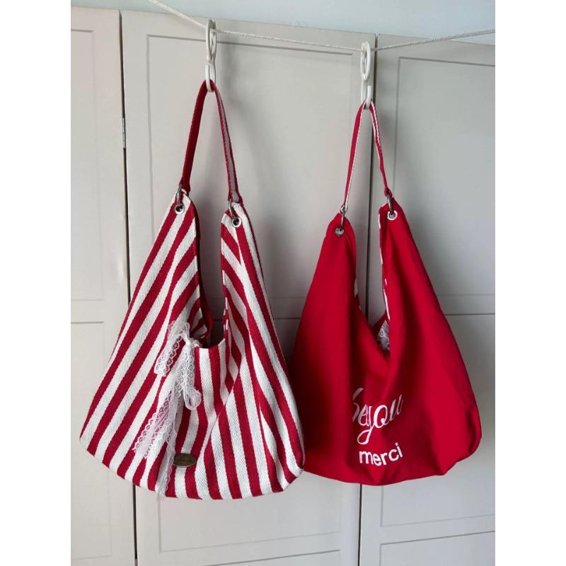 Large-capacity Commuter Single-shoulder Underarm Bag, Double-sided Hand-held Tote Bag