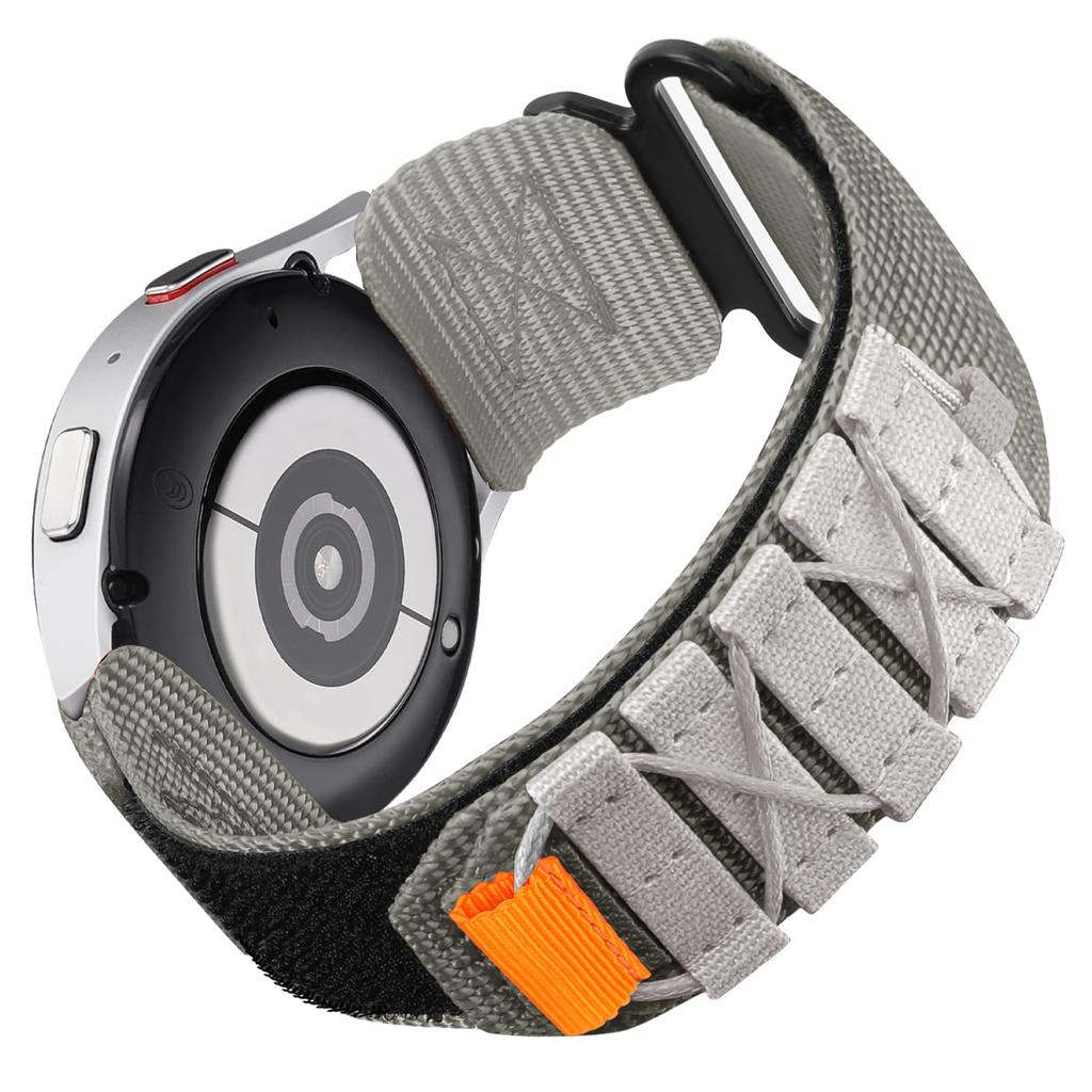 20mm Watch Band For Samsung Galaxy Watch6 Classic 47mm 43mm/Huawei Watch GT 3 Pro 43mm/GT 3 42mm Nylon Woven Magic Tape Strap