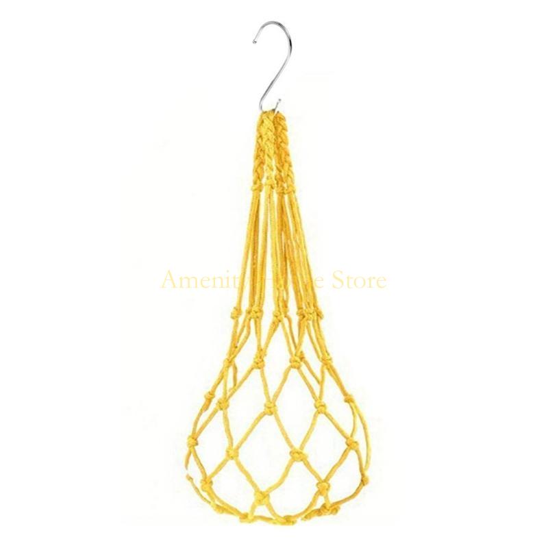F26C Chicken Feeder Hanging Feeder Mesh Bag Fruit Holder For Chickens And Farm Bird