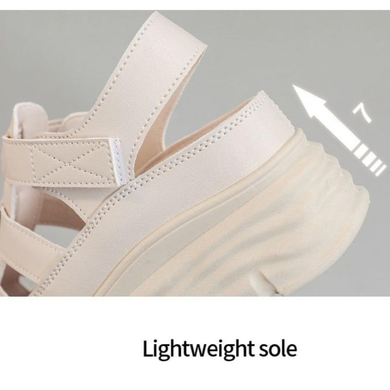 Fashion Summer Women's Hollowed-Out Thick-Soled Sandals - Fashionable Casual Beach Footwear