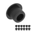 12Pcs Acoustic Guitar Tuner Conversion Bushing 10mm Plastic Adapter Accessory Set Kit Black