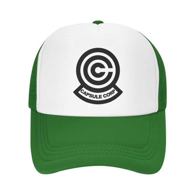 Capsule Corp Mesh Baseball Cap Unisex HipHop Snapback Caps Summer Breathable Sun Visor Hat Anime DBZ Trucker Adjustable Hats