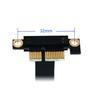 PCIE X1 Riser Cable Dual 90 Degree Right Angle PCIe 3.0 X1 To X1 Extension Cable 8Gbps PCI Express 1x Riser Card Ribbon Extender