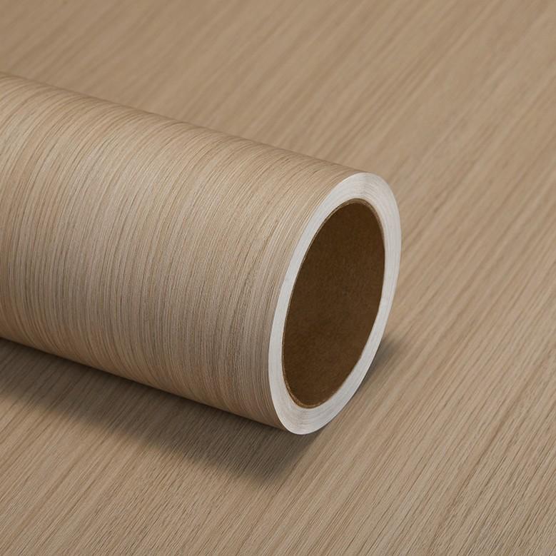 PVC Walnut Wood Grain Self-Adhesive Decorative Film - Waterproof & Moisture-Proof Wallpaper for Hotel Renovation