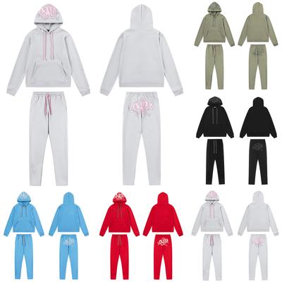 Ensemble sweat-shirt de sport à capuche et manches longues pour femme avec pantalon long et lettre imprimée