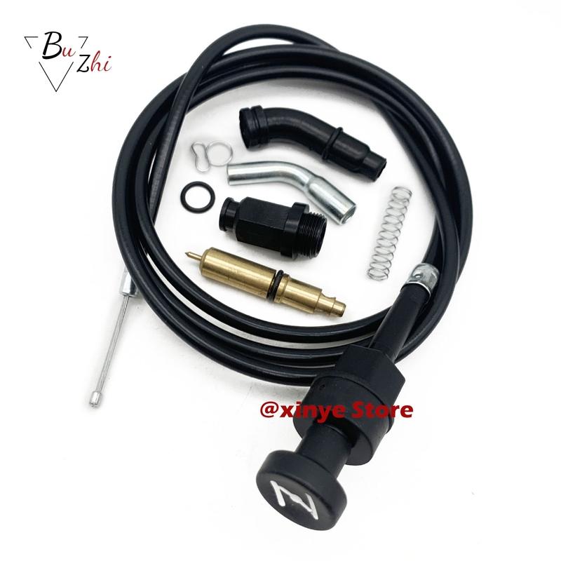 Carburetor Carb Choke Cable & Plunger Starter Valve Kit Replacement for Honda Foreman 450 TRX450ES TRX450FE TRX450FM TRX450S