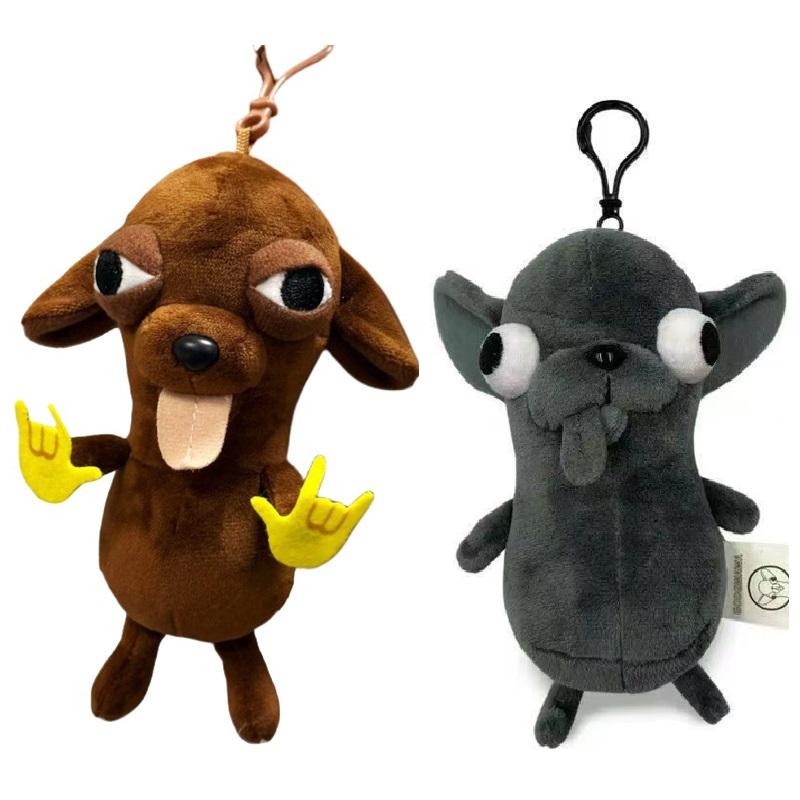 Plyšová zvířátka Čivava Plyšová hračka Klíčenka Přívěsek Štěně Domácí mazlíček Vyplněná panenka čivavy Kawaii Realistická čivava Simulace psa