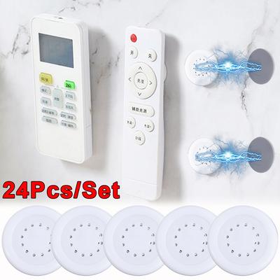 2/24Pcs Magnetic Hooks Anti-Lost Wall Mount Strong Magnet Holder Hook For Fridge Sticker Key Remote Control Home Organizer Hooks