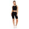 Women's Shorts Moraj Polyamide Push-Up High Waist Black Fitness Shorts