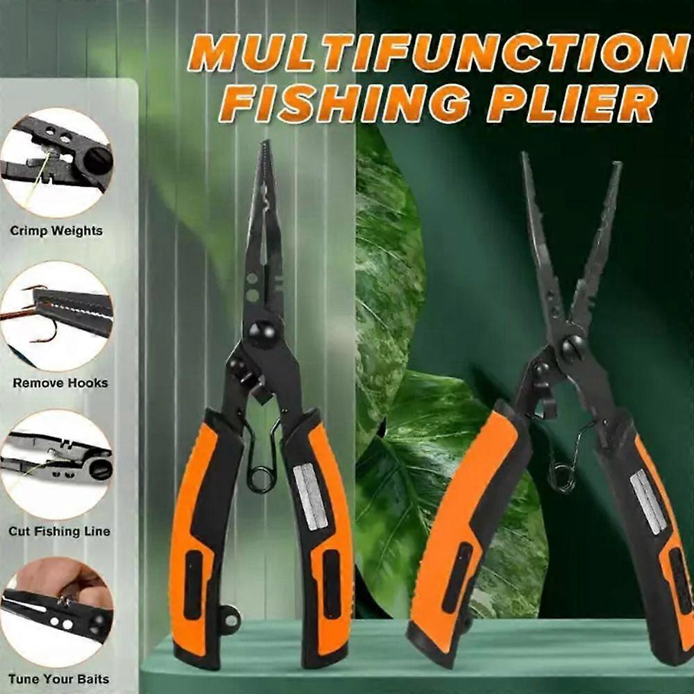 Multifunctional Fishing Pliers,Upgraded Muti-Function Hook Remover and Split