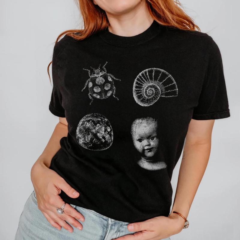 

Sundays Inspired Tshirt, 90s Band Tees Spring/Summer Casual Short Sleeve Round Neck Women s T-Shirt, Casual Women s M