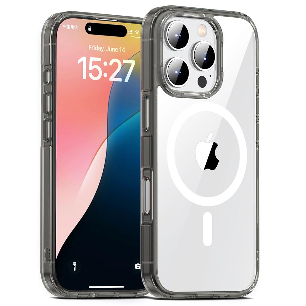 Aurora Series For iPhone 16 Pro Max Case Compatible with MagSafe TPU+PC Crystal Clear Back Cover B