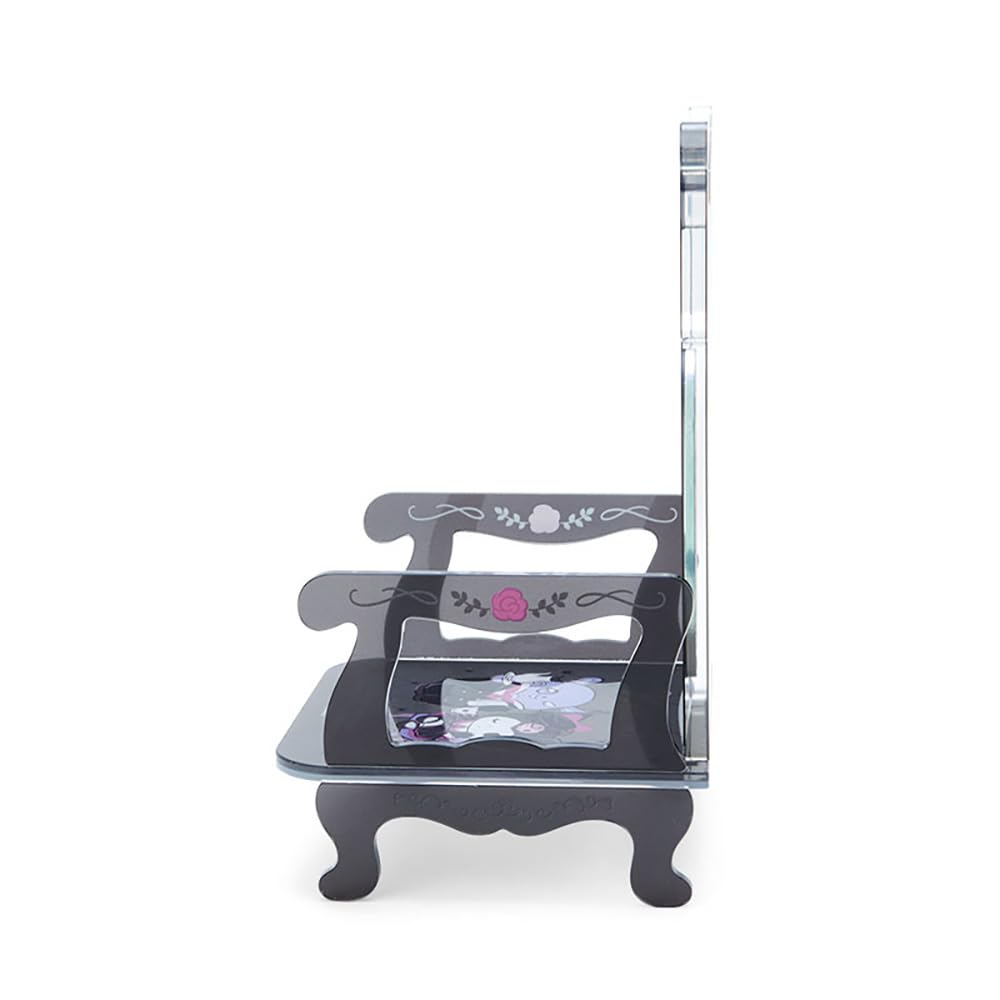 Sanrio Kuromi Baku Stand Mirror Delusional 068373 & Chair-shaped (Kuromi Father)