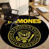 1pc Ramones Seal Office Round Area Rug, Under Office Chairs Bedroom Living Room Home Decor a1022347