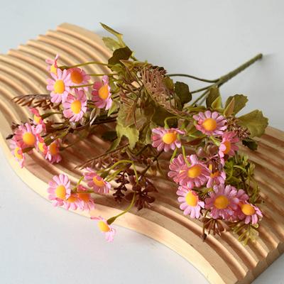 5 Stems Artificial Flowers UV Resistant Fake Wildflowers Faux Floral Arrangements for Wedding Indoor Ourdoor Home Garden Decoration