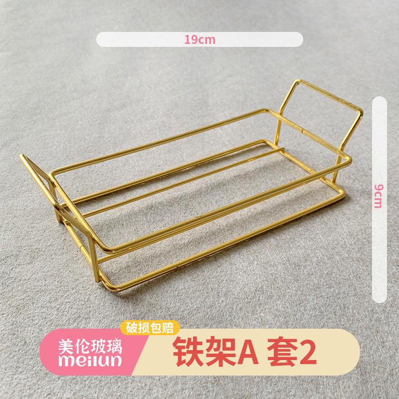 Vassoio di Servizio Nordico con Manici Espositore per Cosmetici Profumi Trucco Gioielli per Comò Toilette Camera da Letto Casa Cucina