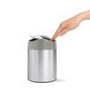 Simplehuman Mini Tabletop Trash Can, 1.5L, Stainless Steel, with Lid, CW2084