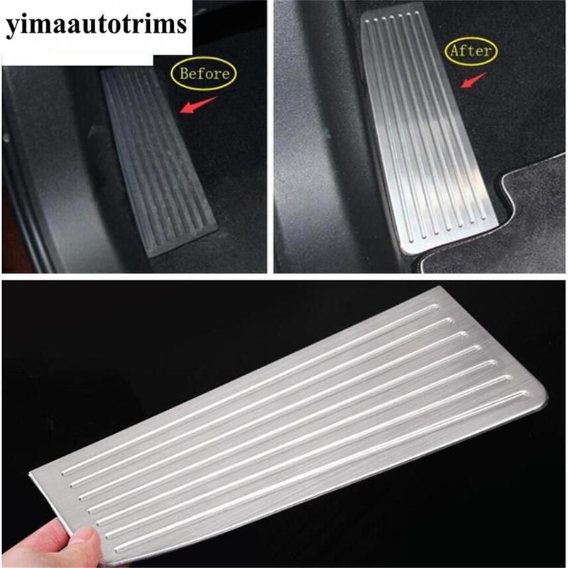 Auto Ruhefußpedalplatte Fußstützpanel Dekoration Abdeckung Zierleiste Für VOLVO XC60 2018 - 2024 Edelstahl Innenzubehör