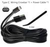Für 70mai Typ-C USB-Ladekabel für 70mai X800 / X200 / A810 / M310 / A510 / A410 / M500 / A800se a810s Stromkabel Dual-USB
