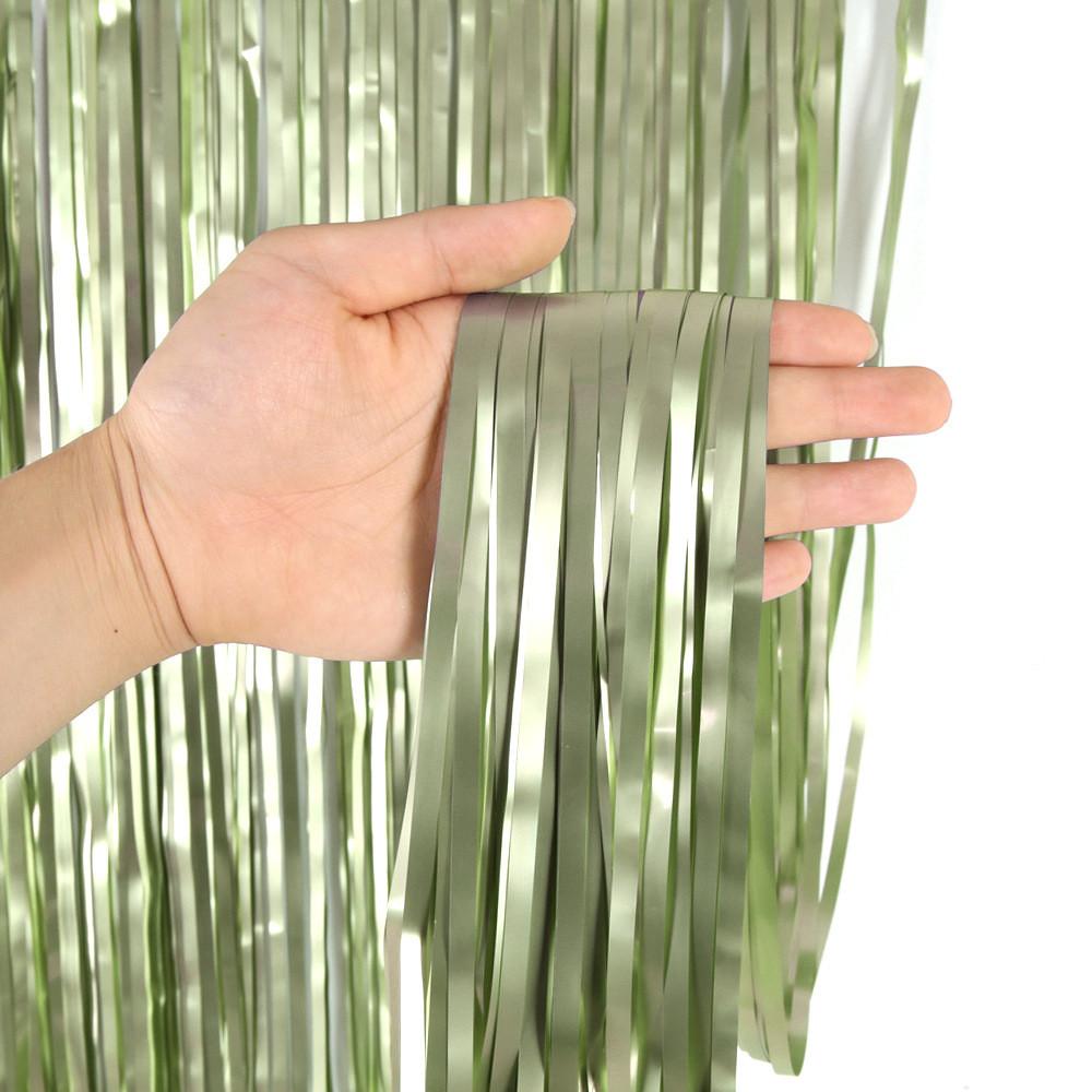 1x2m Elegant Matte Colorful Rain Curtain For Stunning Birthday Wedding Party Decorations