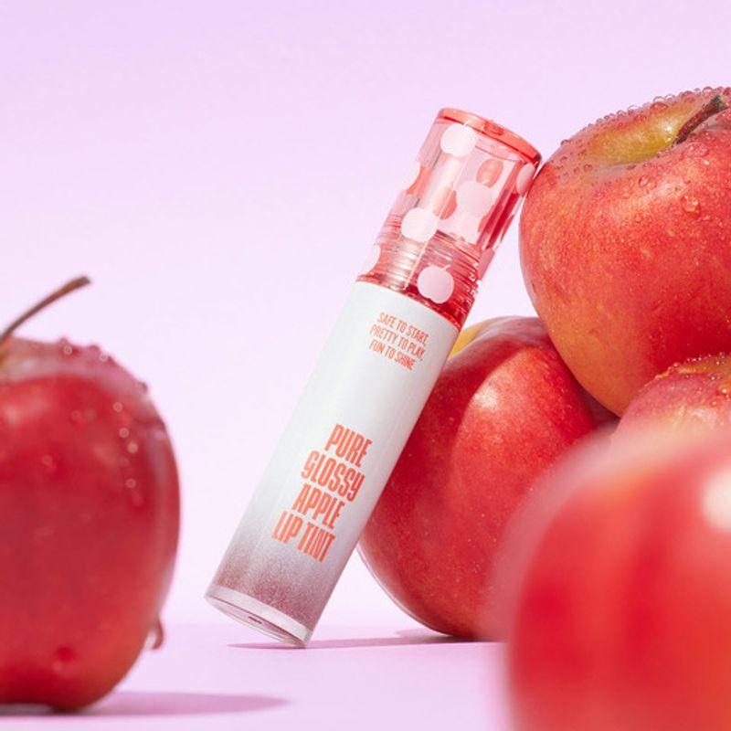 Glossy Apple Lip Tint in Gamhong Red (with keyring)