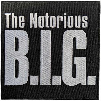Biggie Smalls Ünlü Dokuma Ütüyle Yapıştırılan Yama