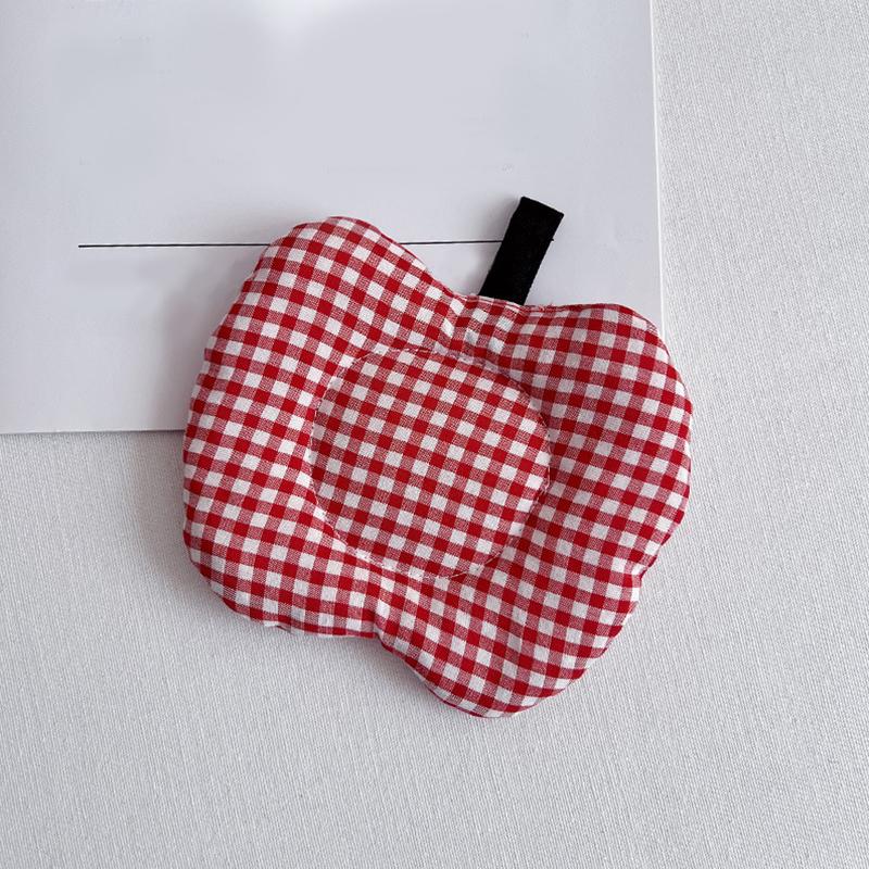 14.5*12cm Fruit Shaped Design Ins Fabric Coaster Wave Point Cotton Creative Coffee Cup Pad Heat Resistant 13 Colors