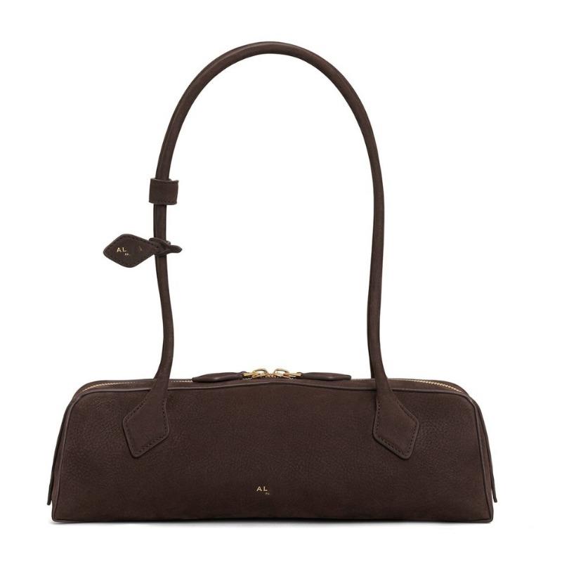 Sac d'épaule en cuir sous le bras style sac à saucisse pour femme sac de travail pour les trajets sac baguette