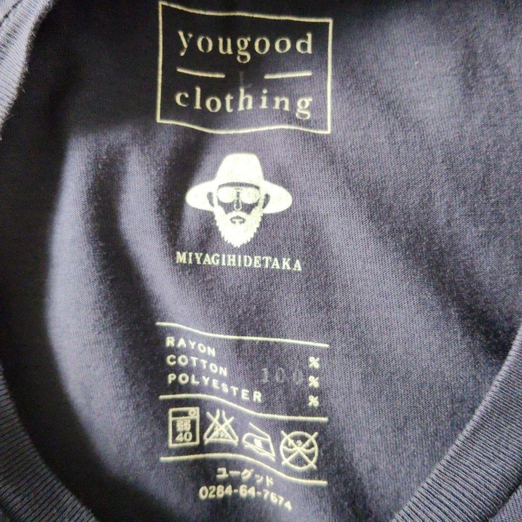 Used MIYAGIHIDETAKA Bandana Pocket T-shirt Miyagi Hidetsaka Rafu