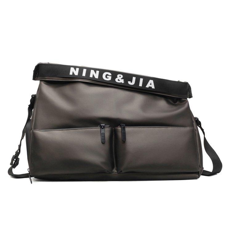 

Спортивные и фитнес-сумки для мужчин и женщин, модные дорожные сумки с ручками, многокарманные сумки-дафлы для коротких поездок, сумки через плечо для посадки в самолет one size fits all серый