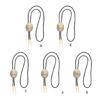 Distinctive Men's Leather Bolo Tie Men Leather Rodeos Necktie Garment Accessory for Parties And Casual Wear