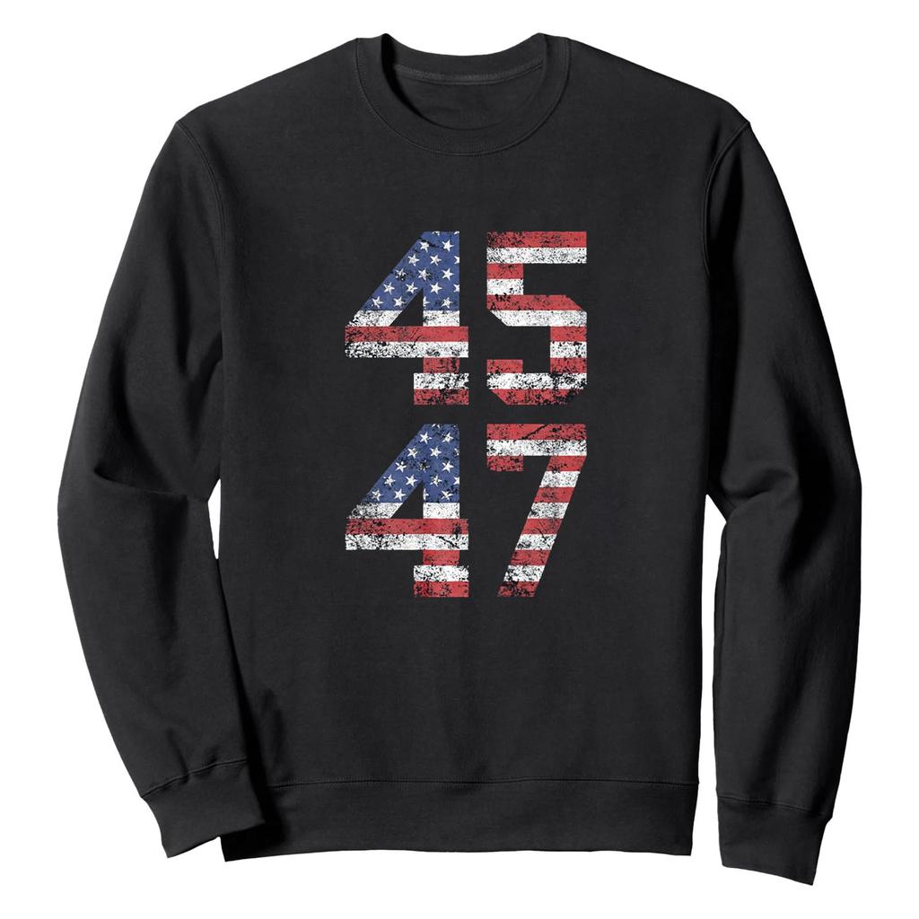Adult Casual Fashion Sweatshirt Printed Top  Long Sleeve Printed Round Neck T-Shirt Top