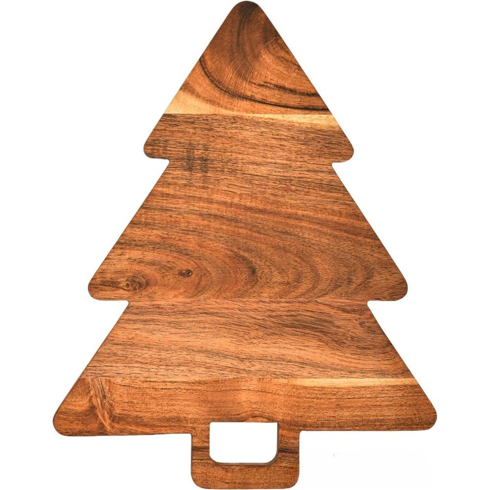 Acacia Wood Cutting Board Double Sided Pizza Board