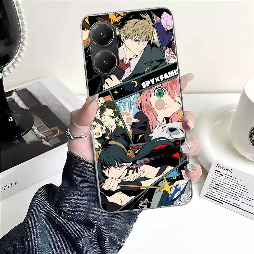 Anime S-Spy Family Anya Soft Phone Case For Xiaomi Redmi 15C 15 13C 13 Poco X5 X6 X7 F7 Ultra M7 12C 12 10 10C 9C 9A 9T 9 Fundas
