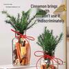 Cinnamon Prosperity Glass Ornament: Attract Wealth & Good Fortune – Perfect for Home, Office, or Gift