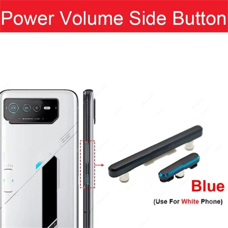 Professional Volumes Power Keys Replacement Side Buttons Fit for ROG 6 Phone Enhancing Responsiveness Metal Construction