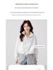 Women's Summer Lightweight Lapel Sunscreen Jacket: Short, Breathable, and Casual Sun Protection Top.