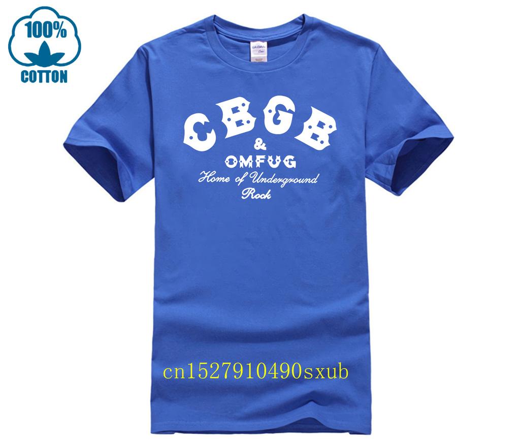2023 New Men T Shirts Retro Cbgb Omfug Home Of Underground Ramones Vintage T Shirt Cotton Top Tees Short Sleeve Camisetas Xs 2xl