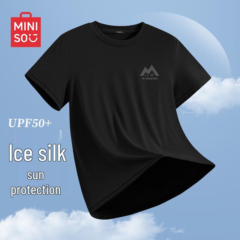 MINISO Men s UPF50+ Ice Silk Sun Protection T-Shirt 3XL