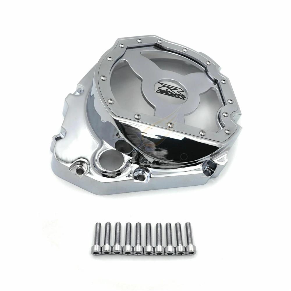 Led See Through Engine Cluctch Cover For Suzuki GSXR 600 1000 GSX-R 750 2001-2008 Aftermarket Motorcycle Parts