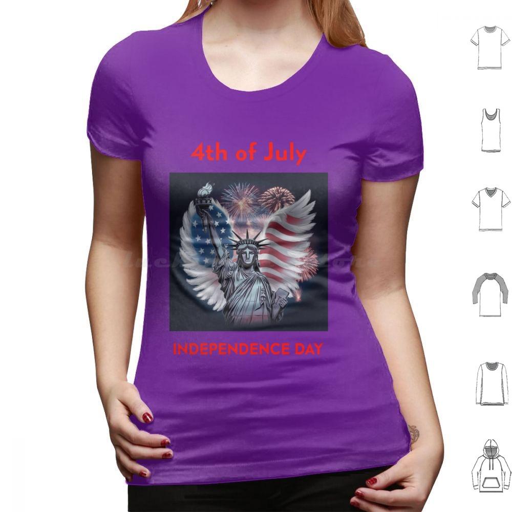 Day 4 July T Shirt Cotton Men Women DIY Print Flag America Day Usa Patriotic American 4th Of July American Flag Patriot Day