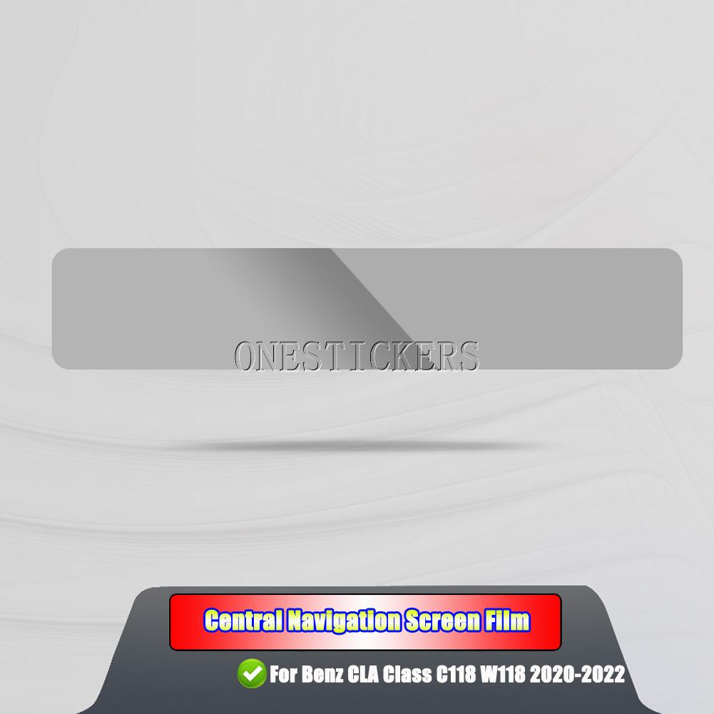 Für Mercedes Benz CLA-Klasse C118 W118 2022 Auto Lenkrad Zentrales Lüftungsgitter Navigationsbildschirm TPU Schutz