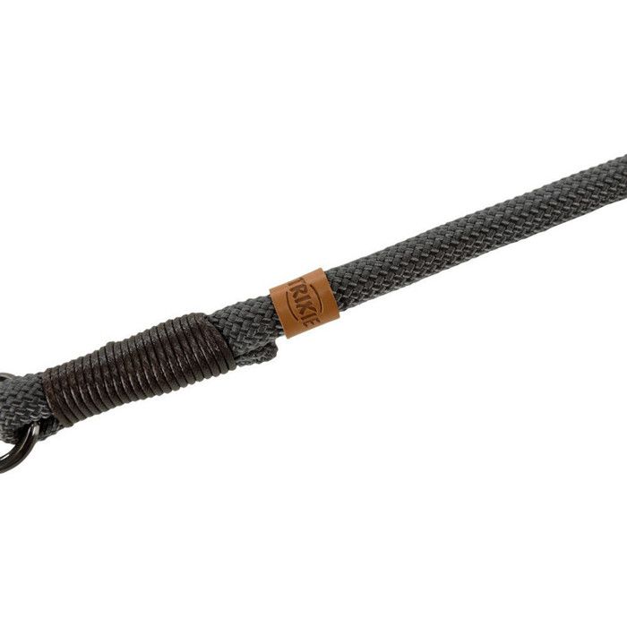 Laisse L-XL ø 13 mm x 1 mètre gris foncé BE NORDIC pour chien - Trixie