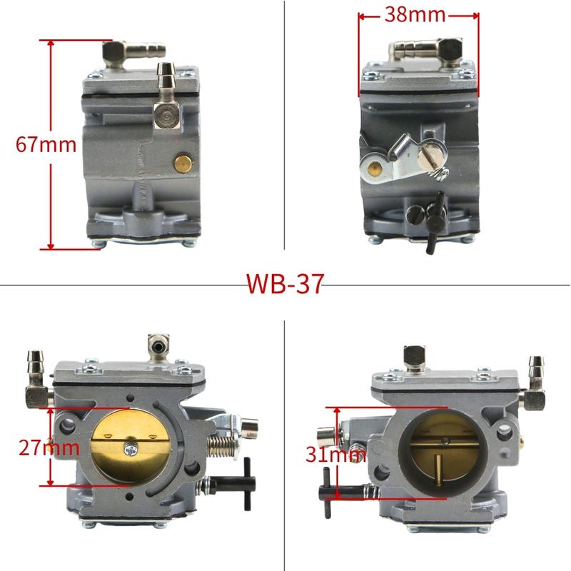 For Walbro WB-37 150cc-200cc Paramotor Engine & Garden Tools - Model Airplane Lawn Mower Carburetor