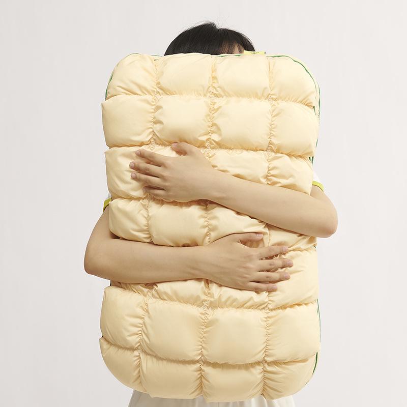 Pineapple Bread Pillow: Supportive Cervical Neck Pillow for Dormitory or Home Use