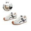 Leather men's Forrest Gump shoes 2025 autumn new flat-bottomed sports moral training shoes casual versatile board shoes fashion men's shoes
