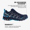 Salomon XA PRO 3D GORE-TEX Men's Trail Running Shoes, Navy Blazer/Hawaiian Ocean/Down Blue, Size 26.5 Cm
