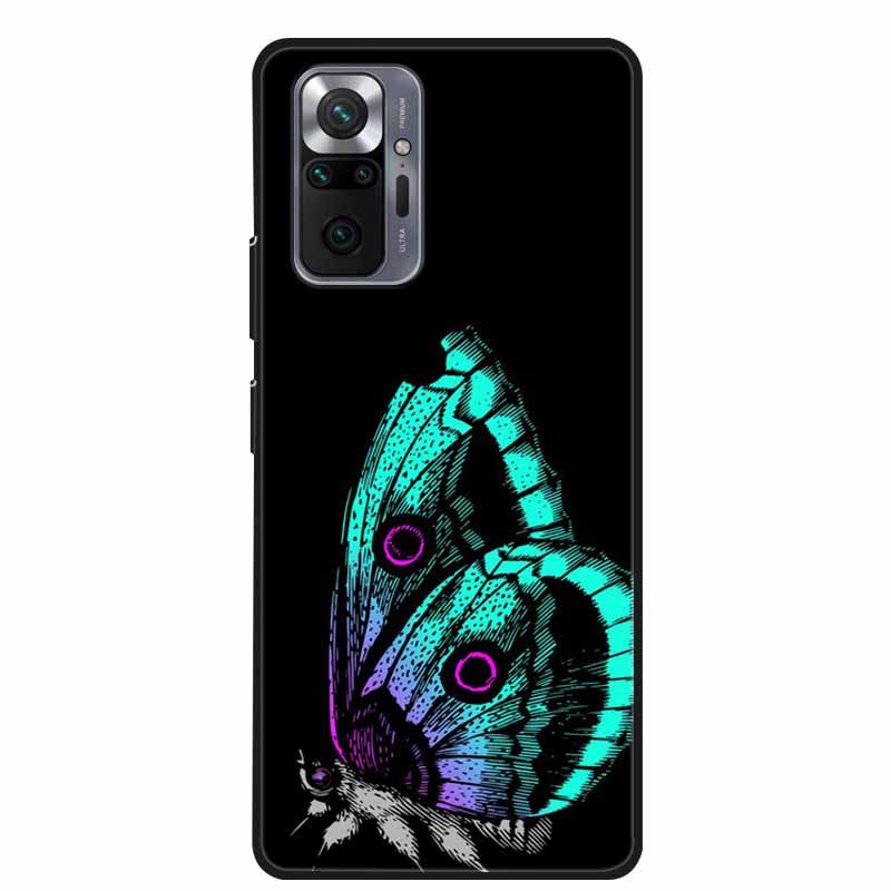 Per Xiaomi Redmi Note 10 Pro Custodia Moda Morbido Silicone Cover per Telefono per Redmi Note10 Pro Max Coque M2101K6G Paraurti Cool Funda