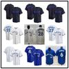 Mens Baseball Jersey Short Sleeve Casual Sports Top Blue Jays Team Style