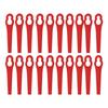 20/60/100/120 Pezzi Lame per Decespugliatore Plastica L83 Lama per Taglio Erba Durevole Lama per Macchina Tagliaerba Cordless